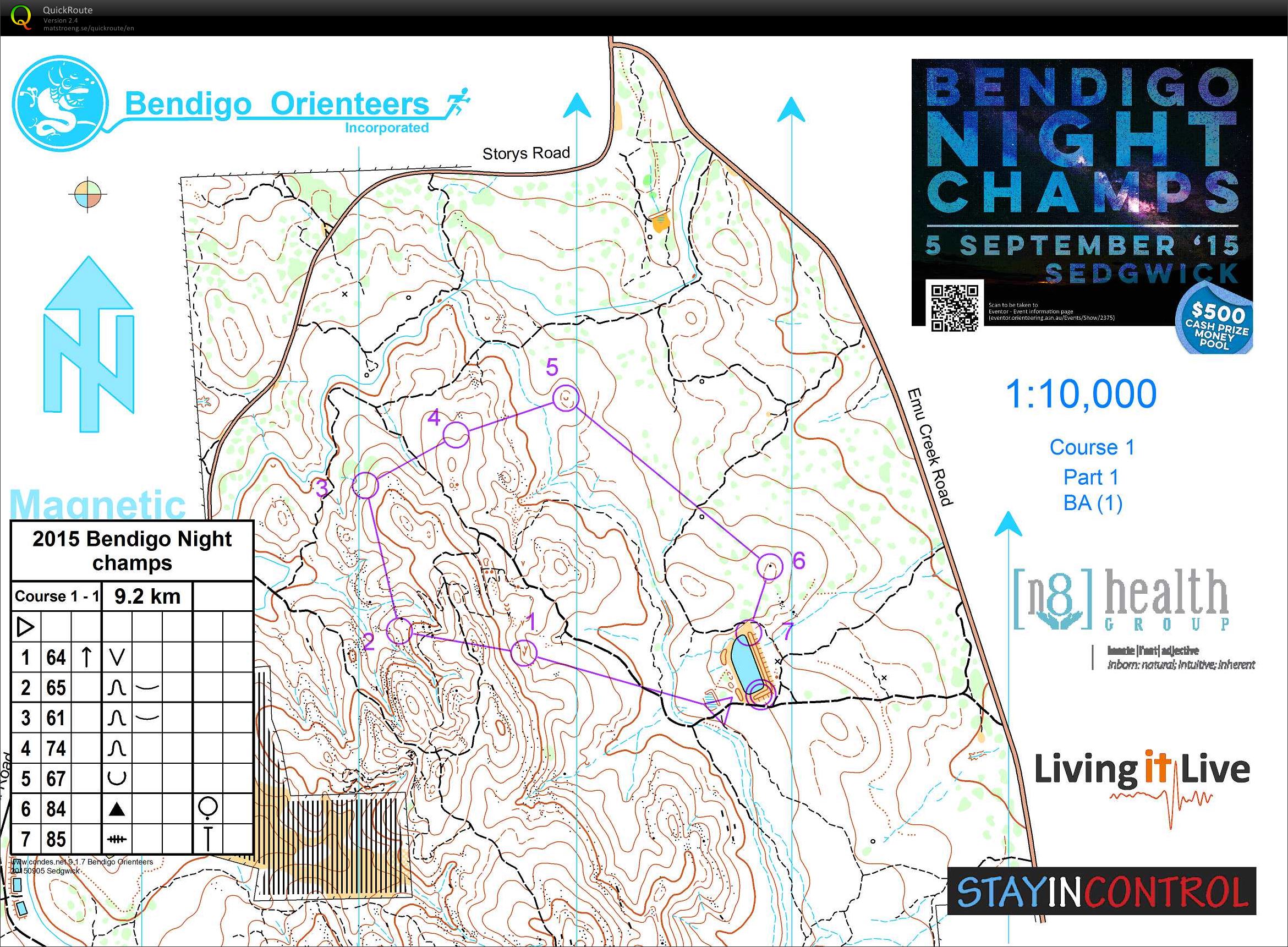 Bendigo Night Champs - Map 1 (05-09-2015)