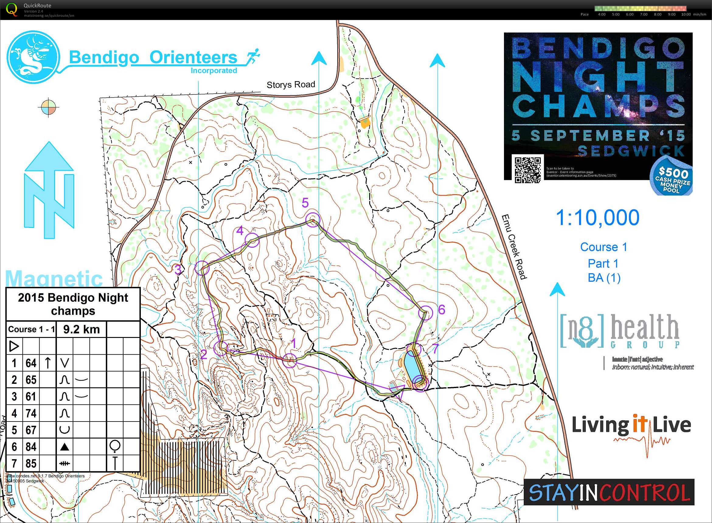 Bendigo Night Champs - Map 1 (2015-09-05)