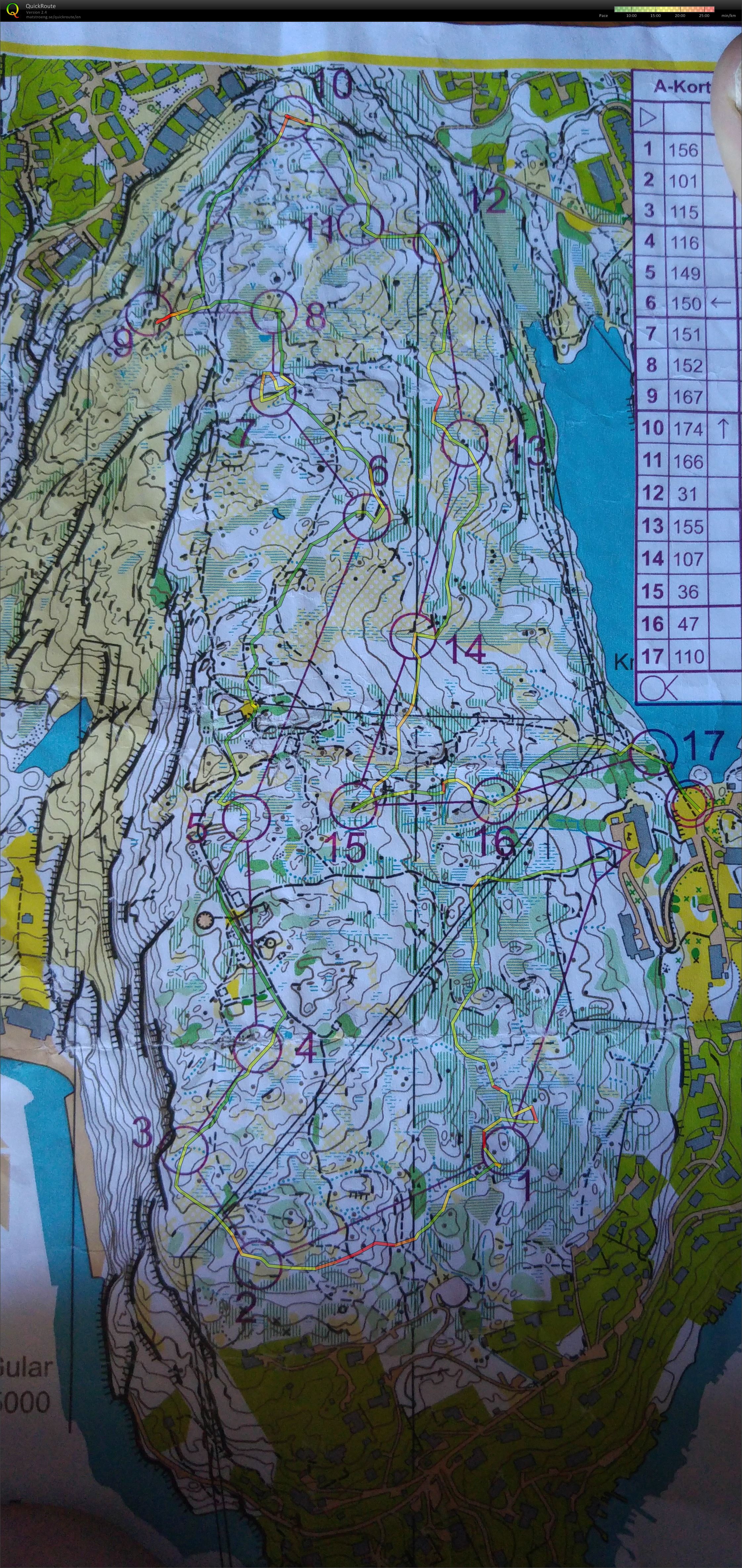 a tough map in bergen (18/08/2015)