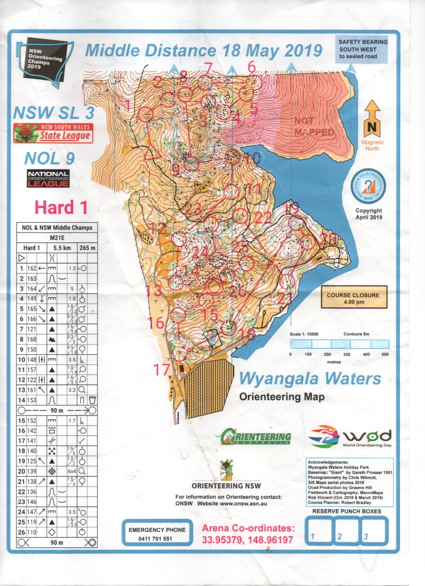 2019 NSW Middle Distance Championships and NOL (20.05.2019)