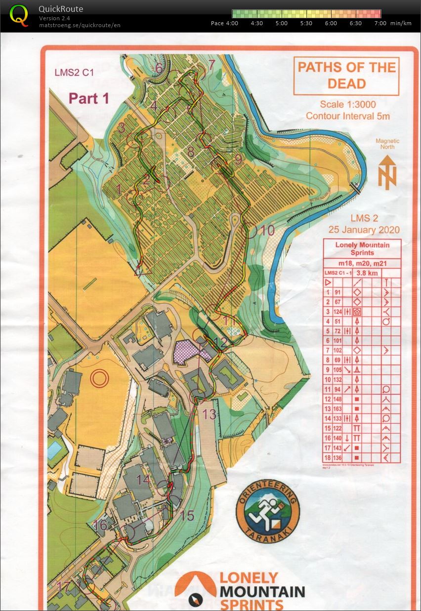 2020 Lonely Mountain Sprint 2 map 1 of 2 (25/01/2020)