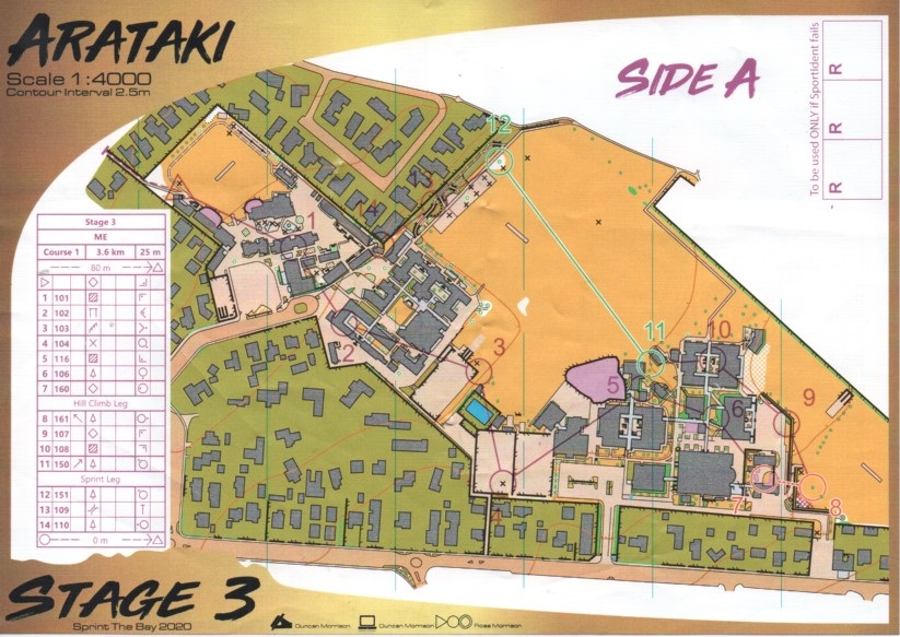 2020 Sprint the Bay Stage 3 map 1 (01.02.2020)