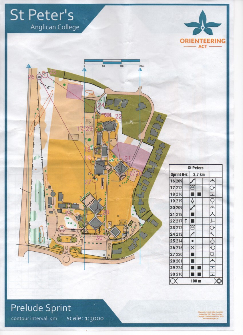 Broulee Sprint Map 2 of 2 (15.05.2021)