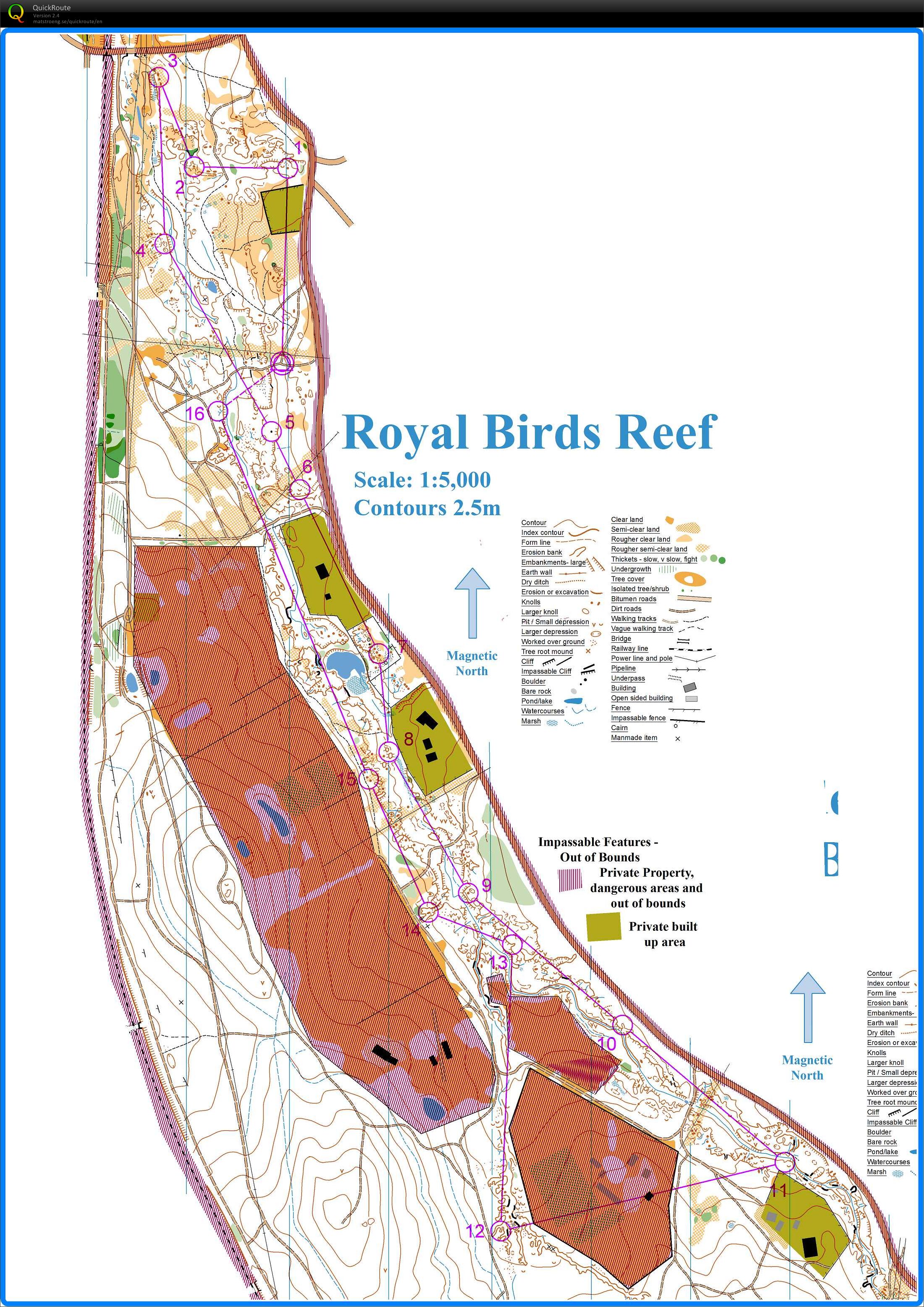 Royal Birds Reef - training (12/09/2015)