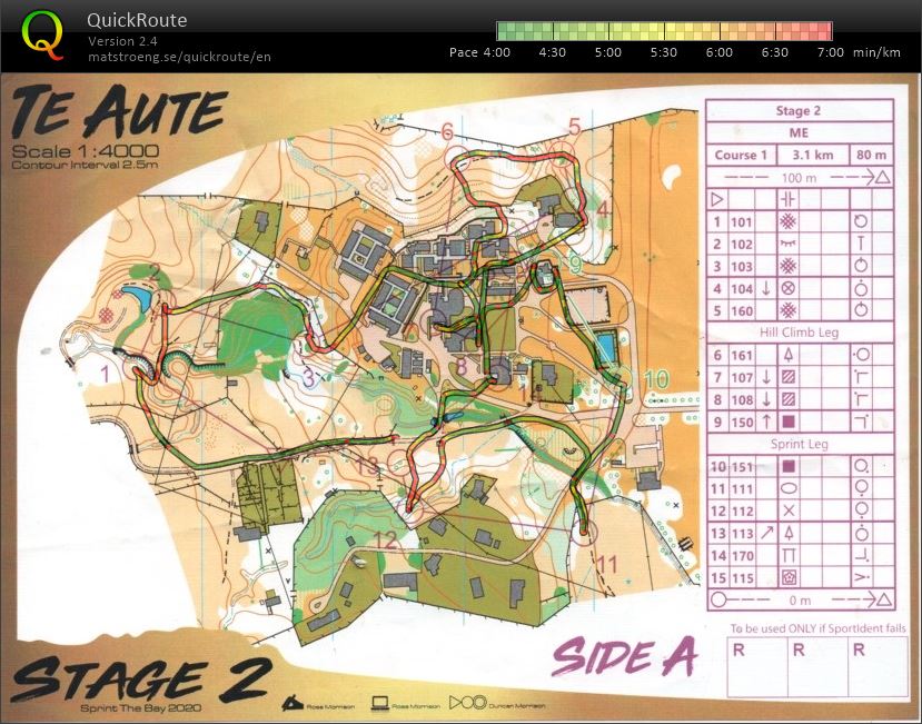 2020 Sprint the Bay Stage 2 map 1 (31.01.2020)