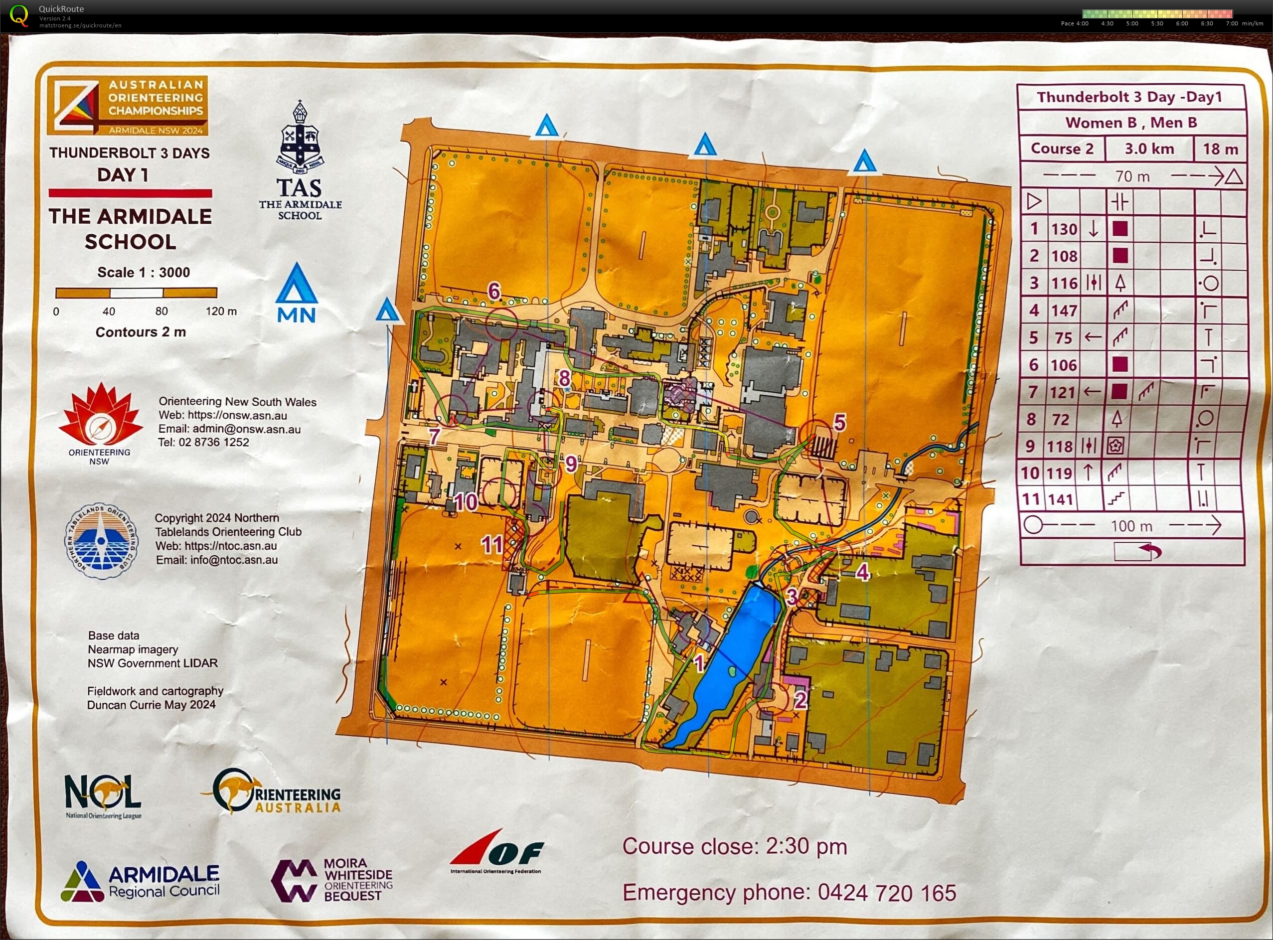 Thunderbolts Sprint map 1 of 2 (01/10/2024)