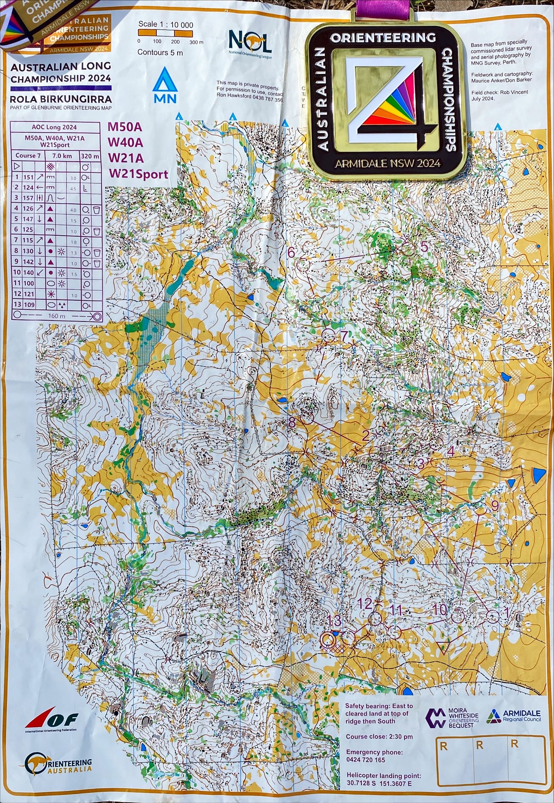 2024 Australian Championships Long Distance (05/10/2024)