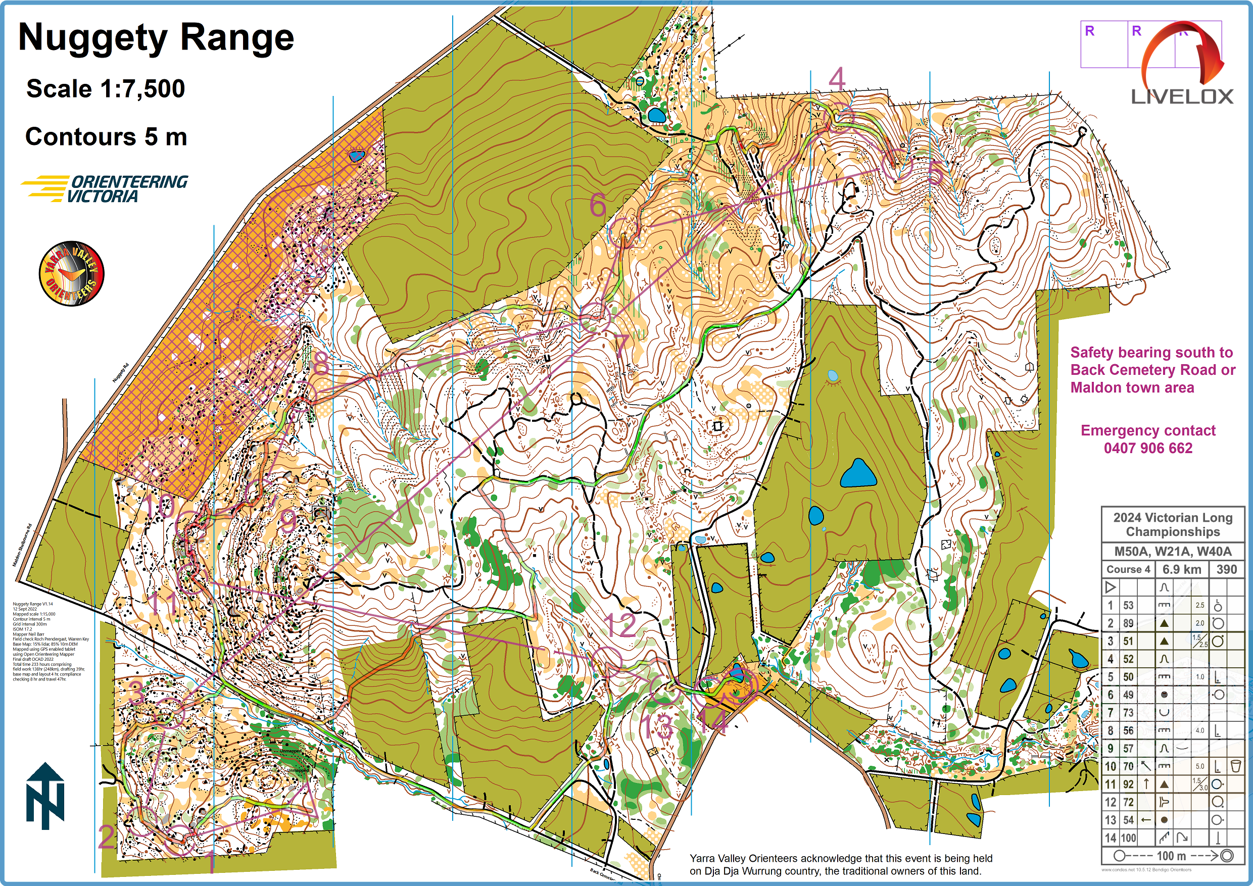 Vic Long champs - Nuggety Range (22-09-2024)