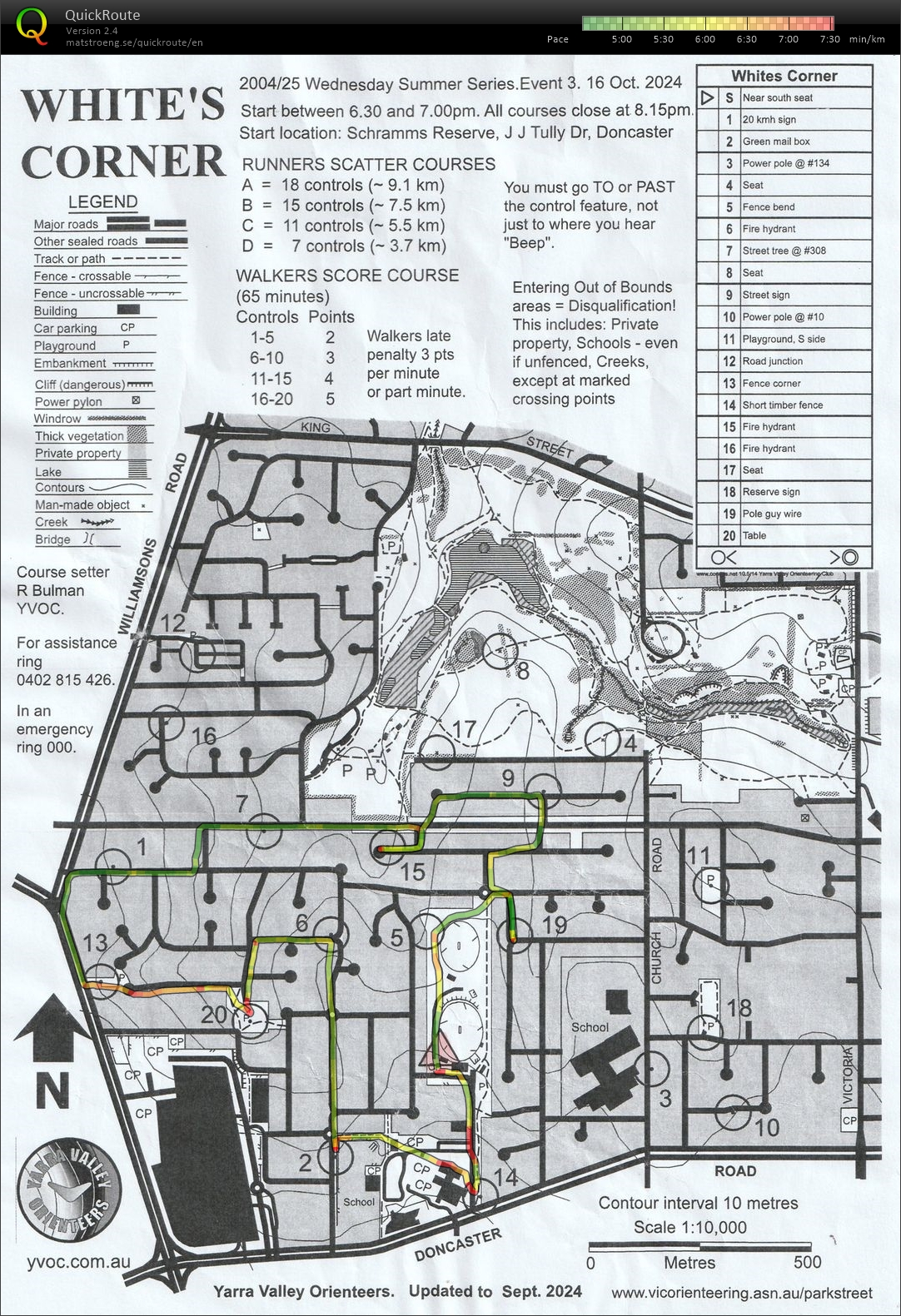 Melbourne Park Street Wednesday Summer Series Event 3 (2024-10-16)