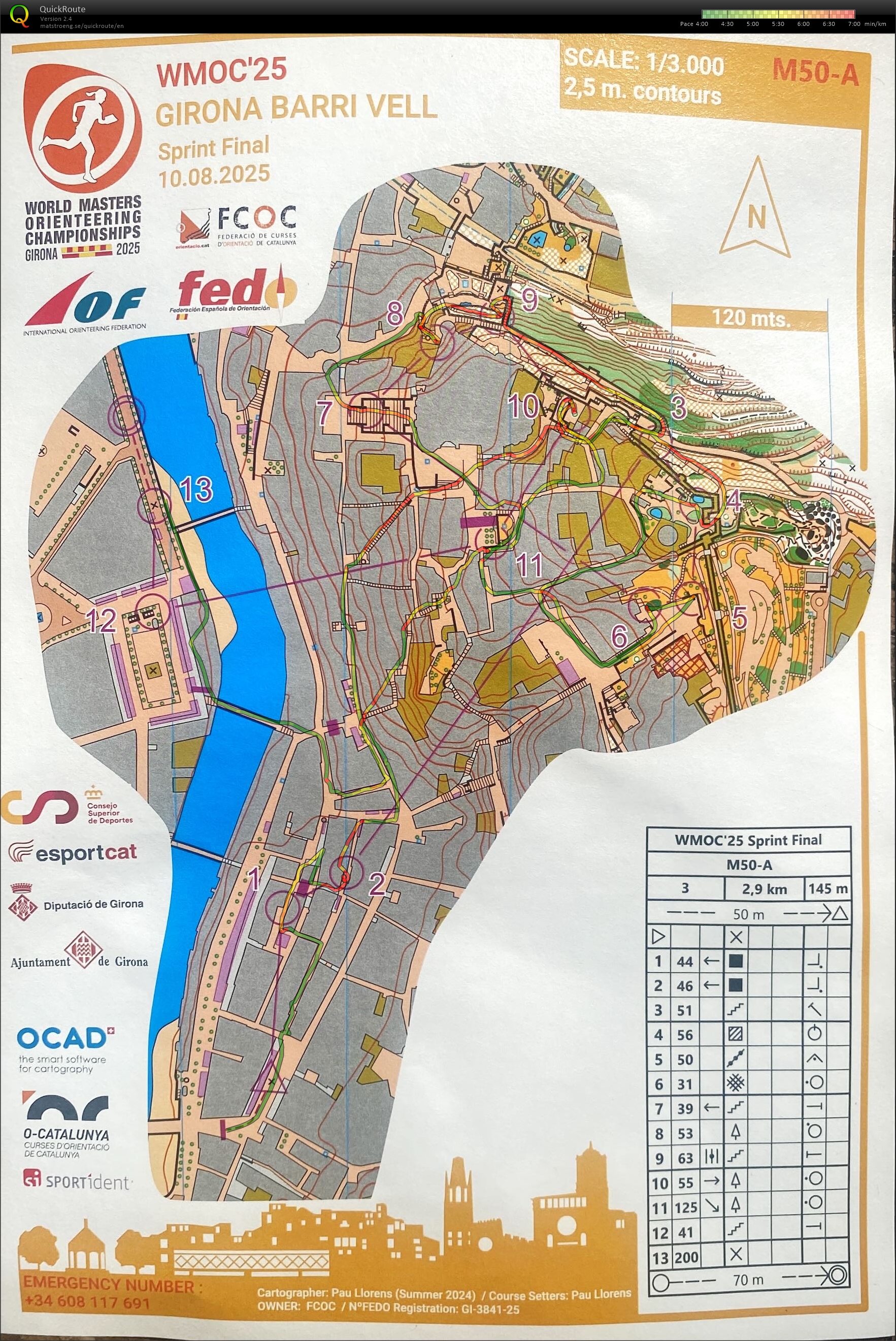 WMOC Sprint final (10/08/2025)