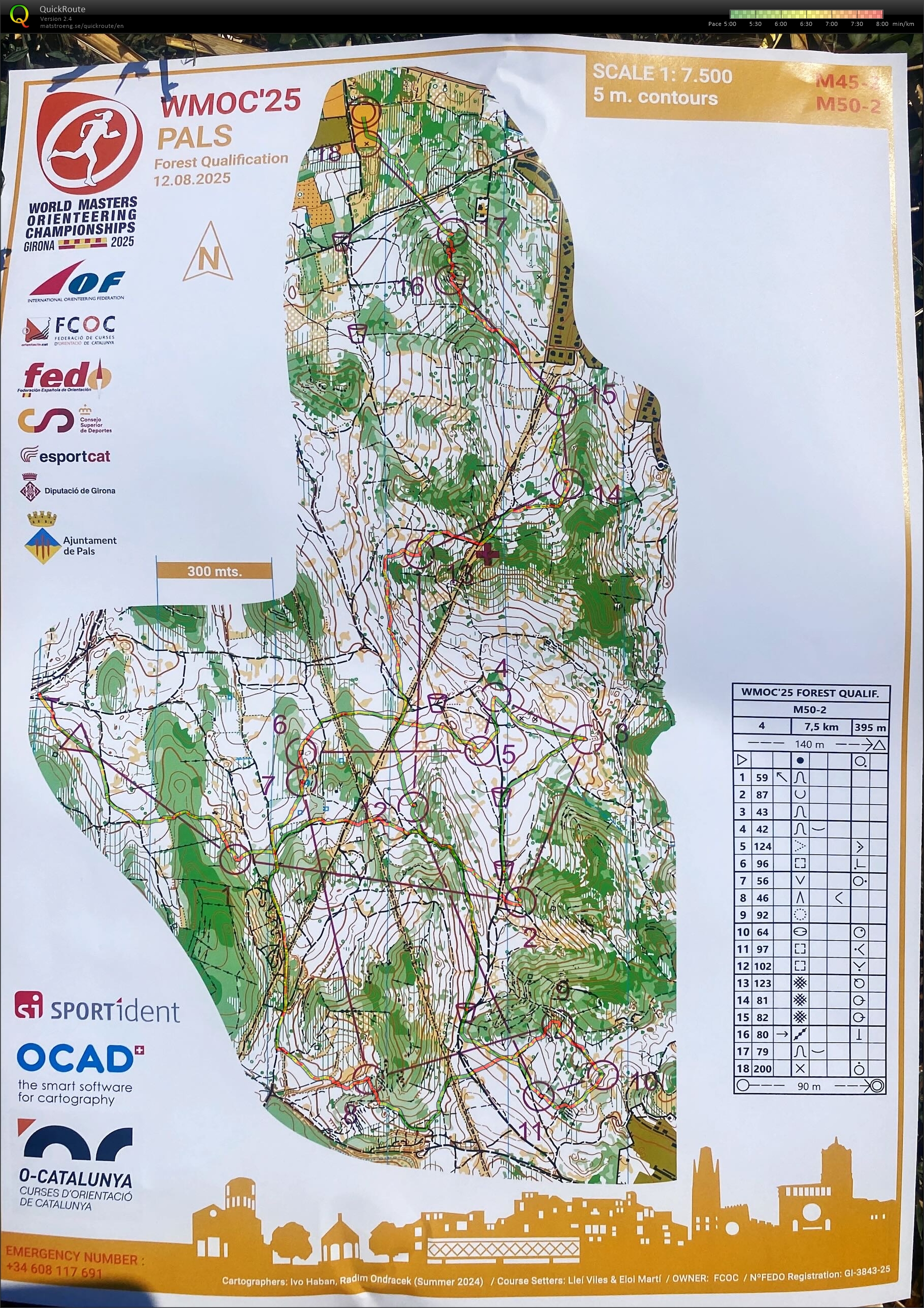 WMOC Forest qualifier (12/08/2025)