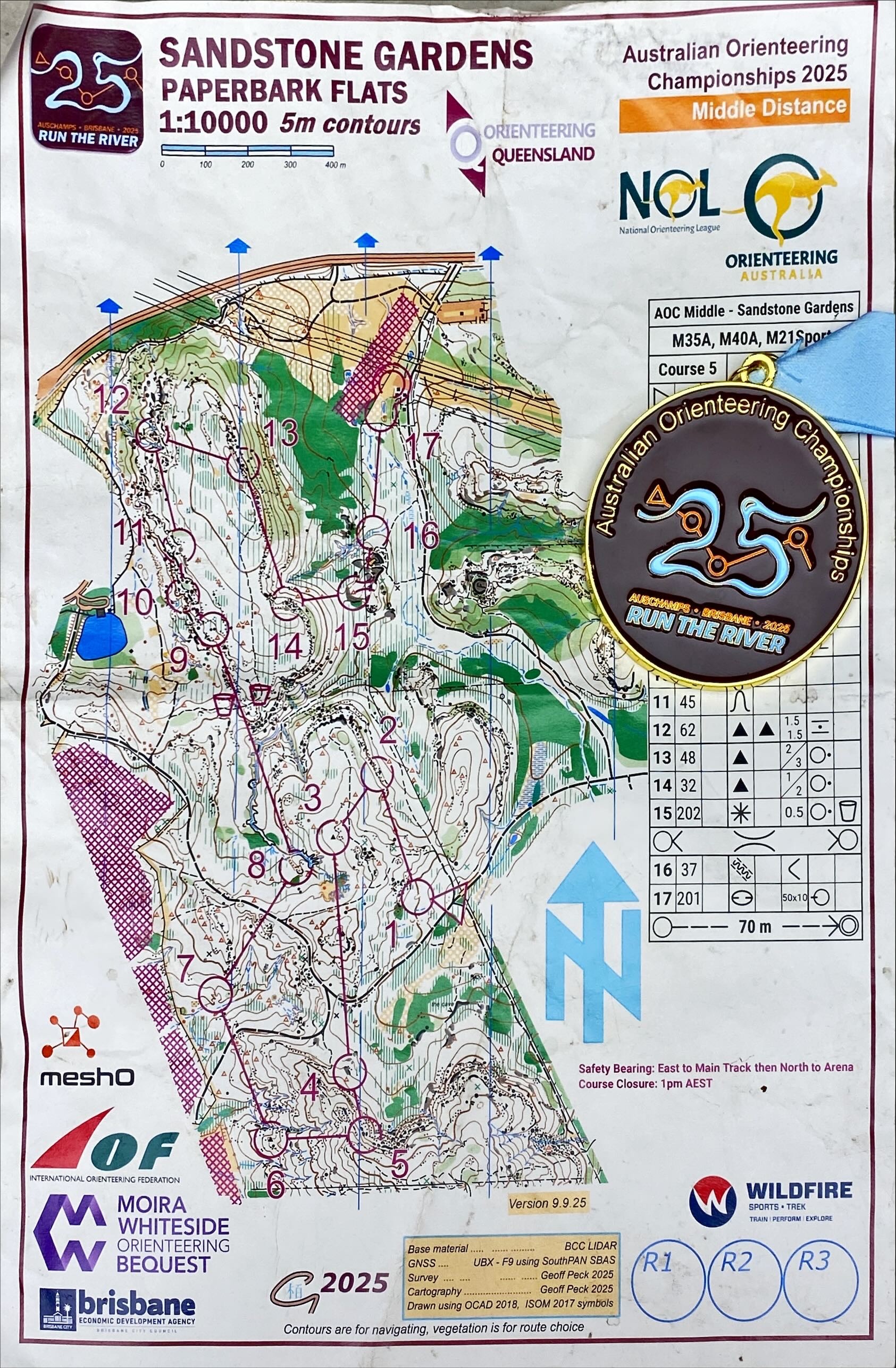 2025 Australian Championships Middle Distance (05/10/2025)