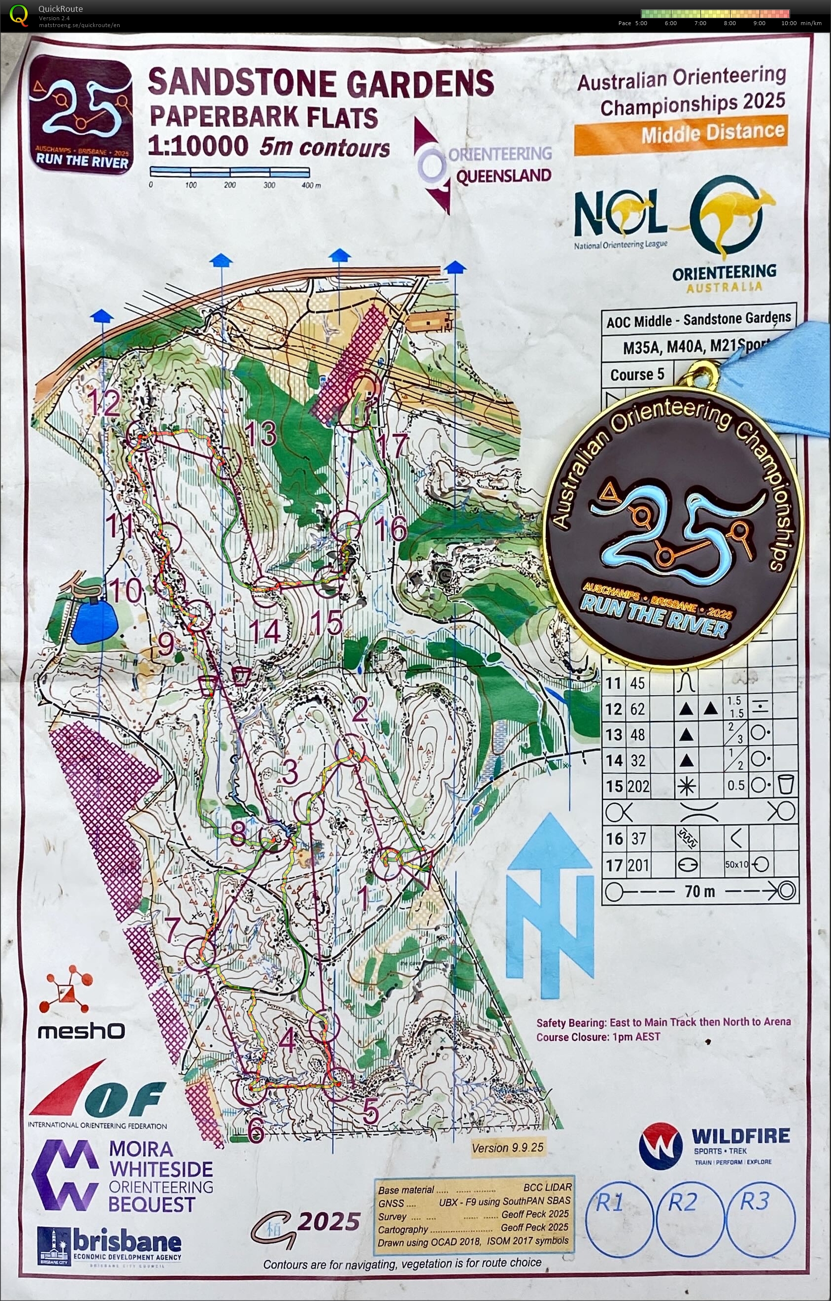 2025 Australian Championships Middle Distance (05/10/2025)