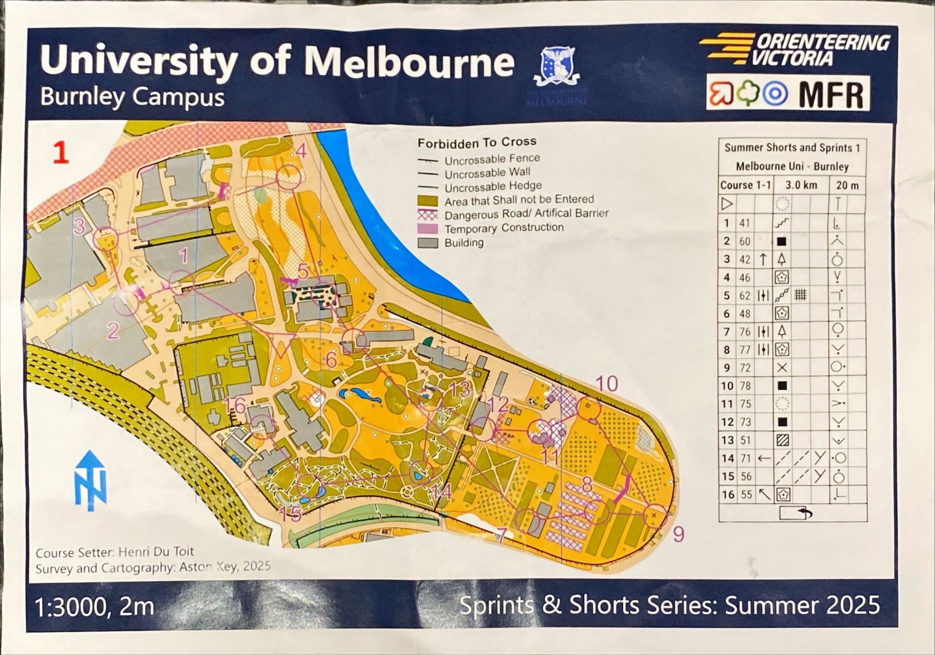2025 Summer Sprints Race 1 map 1 of 2 (19-10-2025)