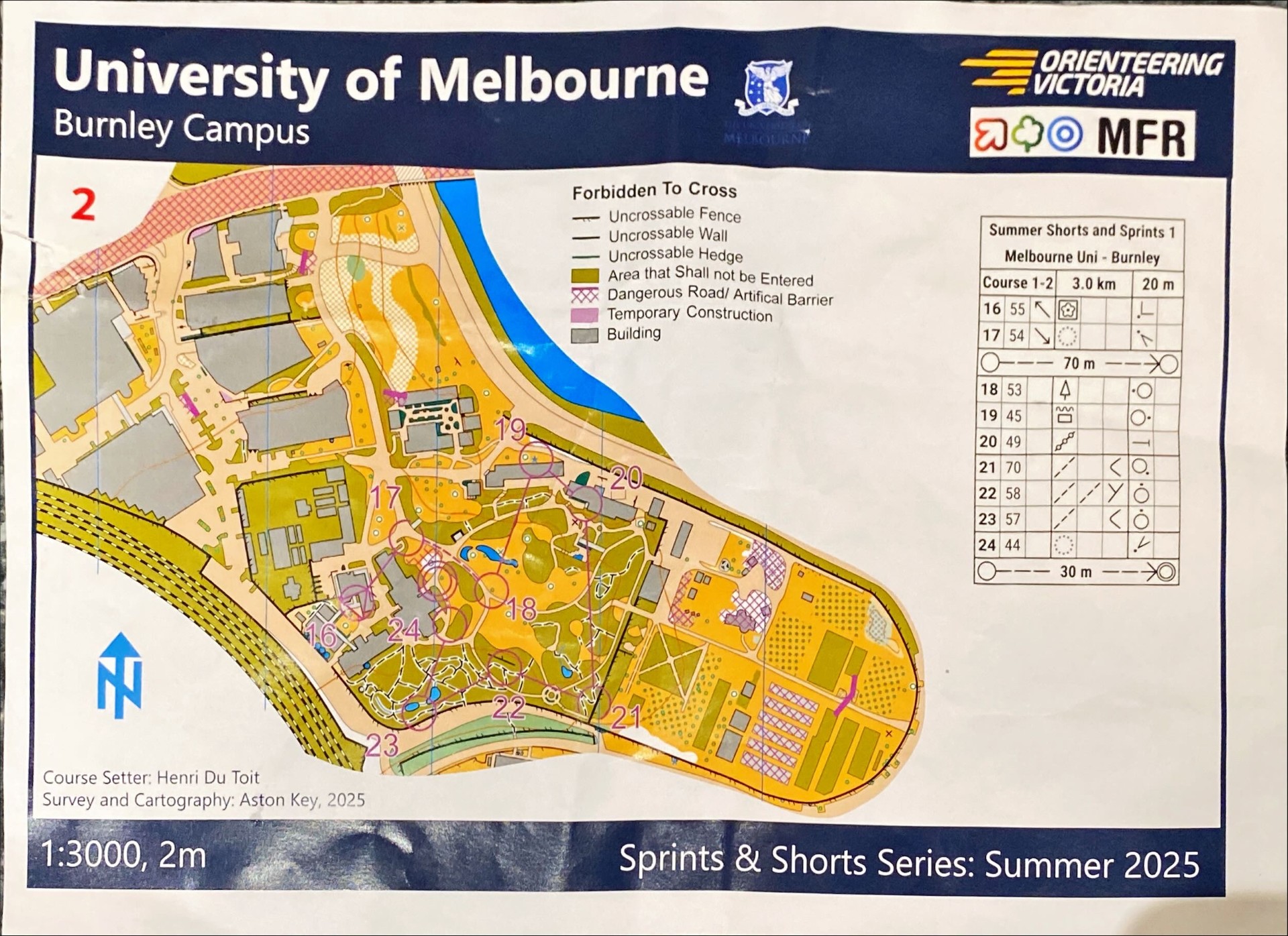  2025 Summer Sprints Race 1 map 2 of 2 (19.10.2025)