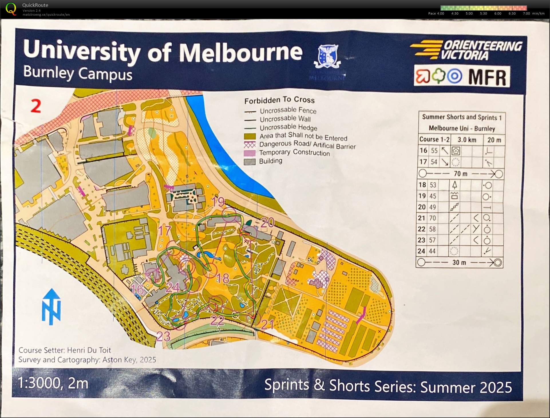  2025 Summer Sprints Race 1 map 2 of 2 (19.10.2025)