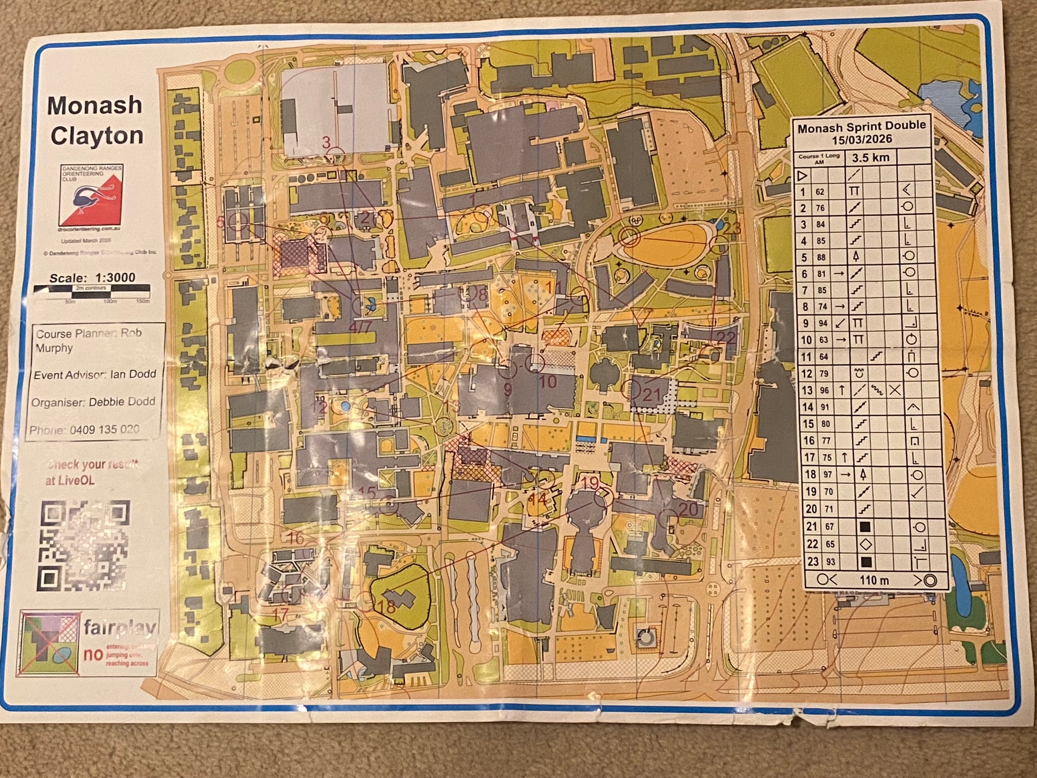 2026 Monash March Madness Sprint Double - Morning (15.03.2026)