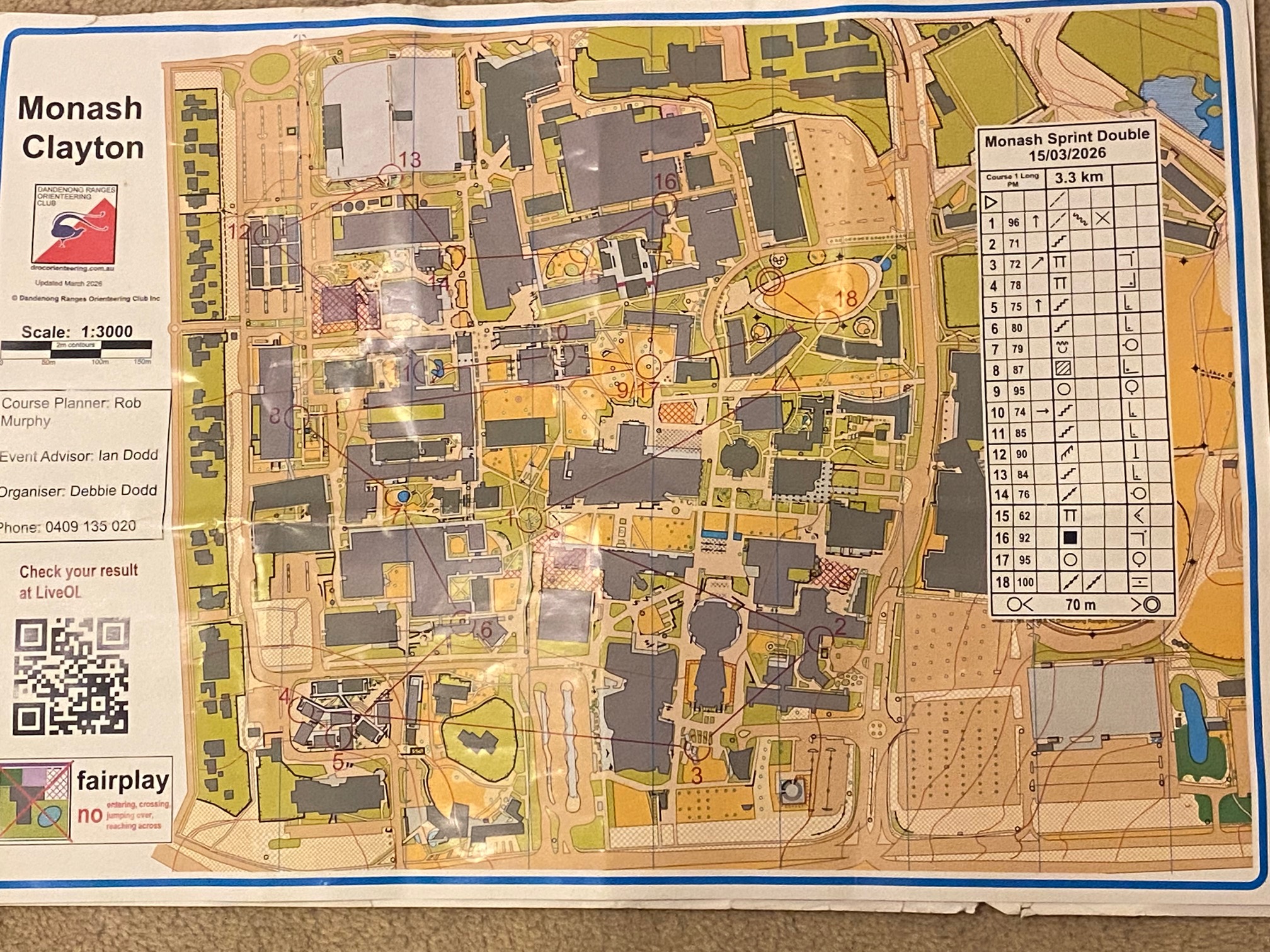 2026 Monash March Madness Sprint Double - Afternoon (15-03-2026)