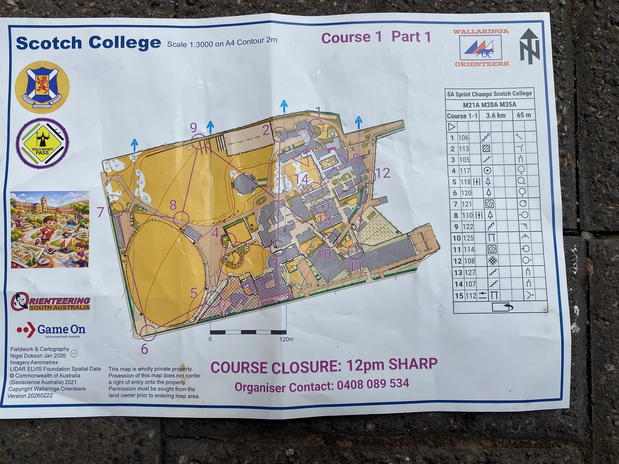 2026 SA Sprint Championships map 1 of 2 (01.03.2026)
