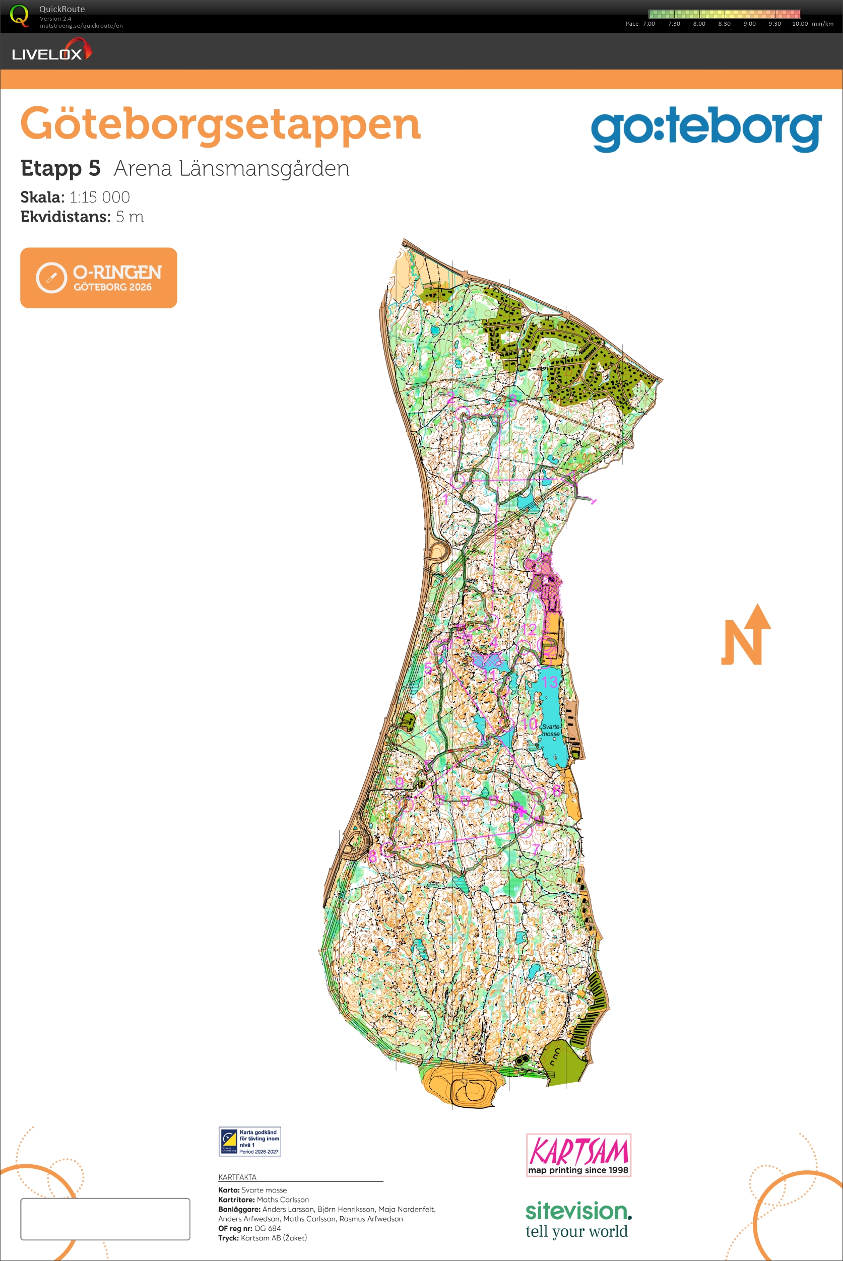 O-Ringen Goteborg Stage 5 (25/07/2026)