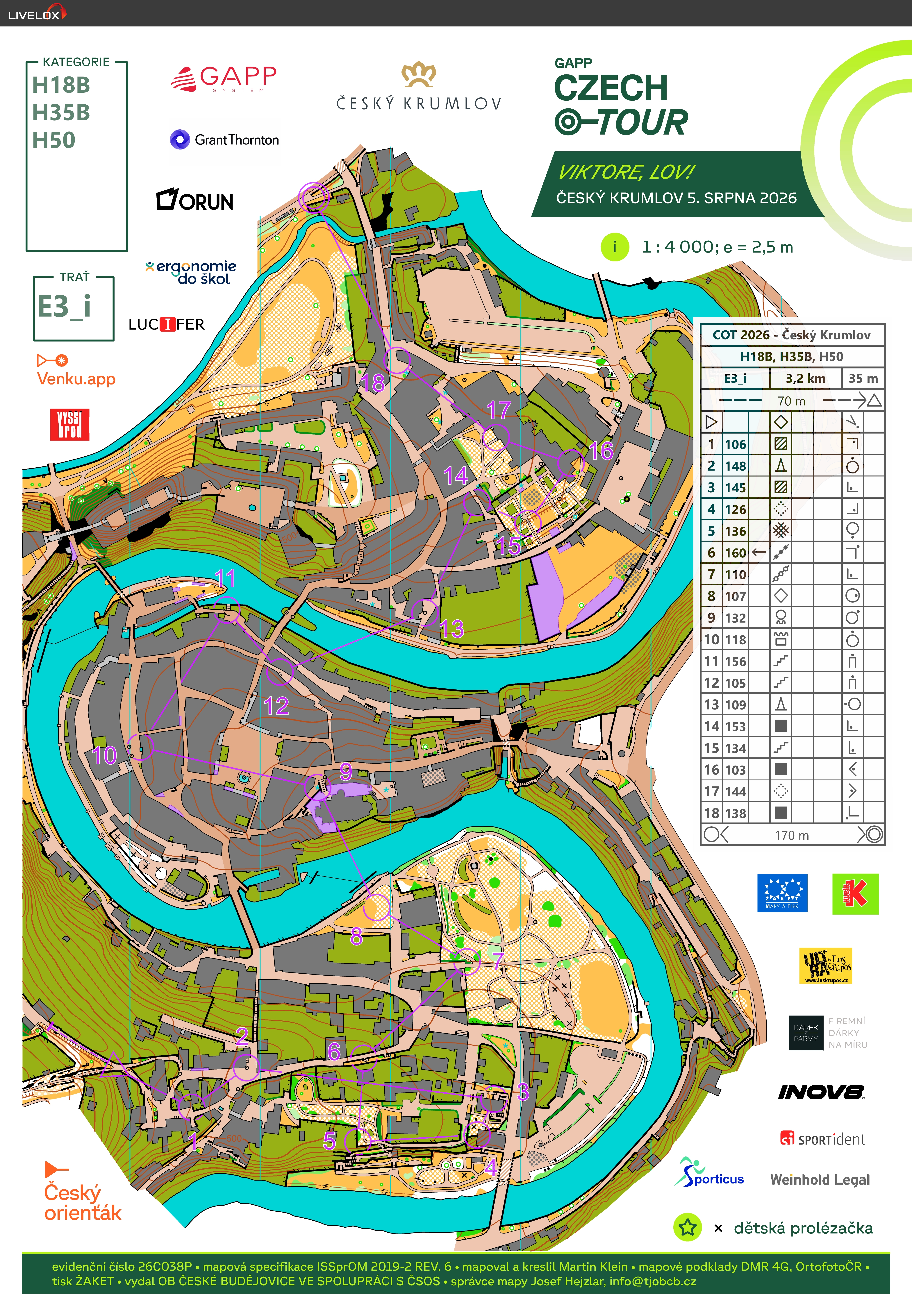 Czech O-Tour 2026 - prolog (05/08/2026)