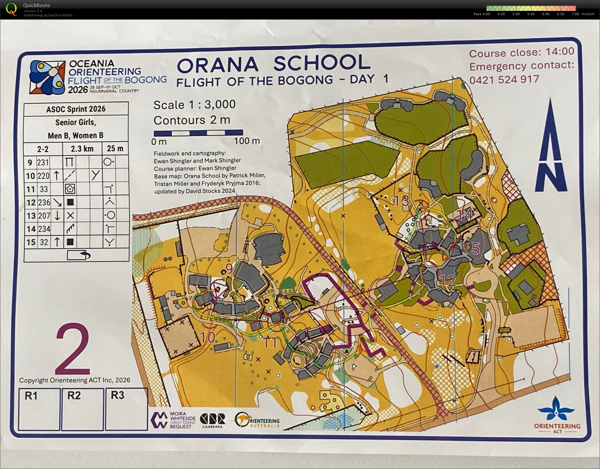 Flight of the Bogong stage 1 map 2 (29/09/2026)